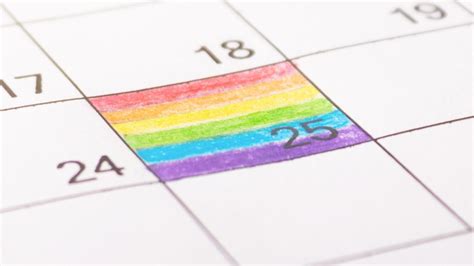 Calendario con todas las efemérides LGBT+